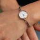 Vintage Rolex Womens Cocktail Watch. 9k Rose Gold Manual Windup.