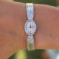 Genuine Rolex Diamond Watch. 14k WG Ladies Rolex Mechanical Windup Watch.