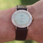 Genuine 18k Rolex Watch. 18k YG Rolex CELLINI 4083 Diamond Bezel.
