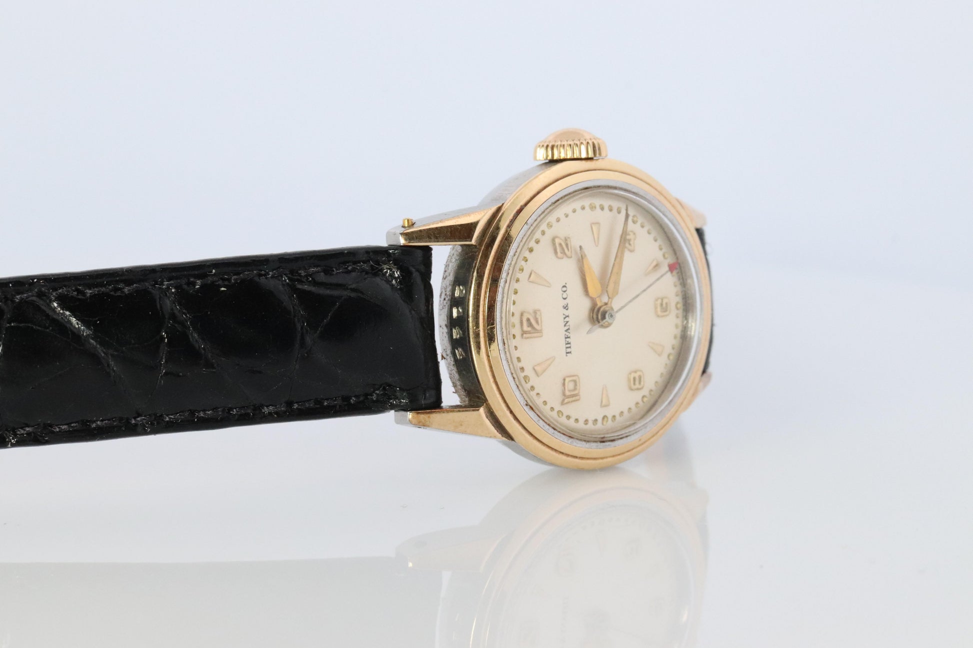 Tiffany and Co x Movado Watch. Tiffany and Movado Mechanical Movement 1950s.