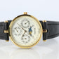 Vintage Gucci Quartz Leather Watch. 2000m Gucci Watch. Calendar Moon Phase