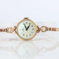 Vintage Rolex Womens Cocktail Watch. 9k Rose Gold Manual Windup.