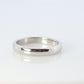 Vintage Tiffany and Co Ring. Authentic Platinum Wedding Band. T&CO 3mm Lucida