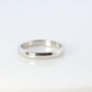 Vintage Tiffany and Co Ring. Authentic Platinum Wedding Band. T&CO 3mm Lucida