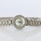 Genuine 18k Rolex 2604 Precision . 18k Gold Ladies Diamond Rolex Manual Watch