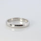 Vintage Tiffany and Co Ring. Authentic Platinum Wedding Band. T&CO 3mm Lucida