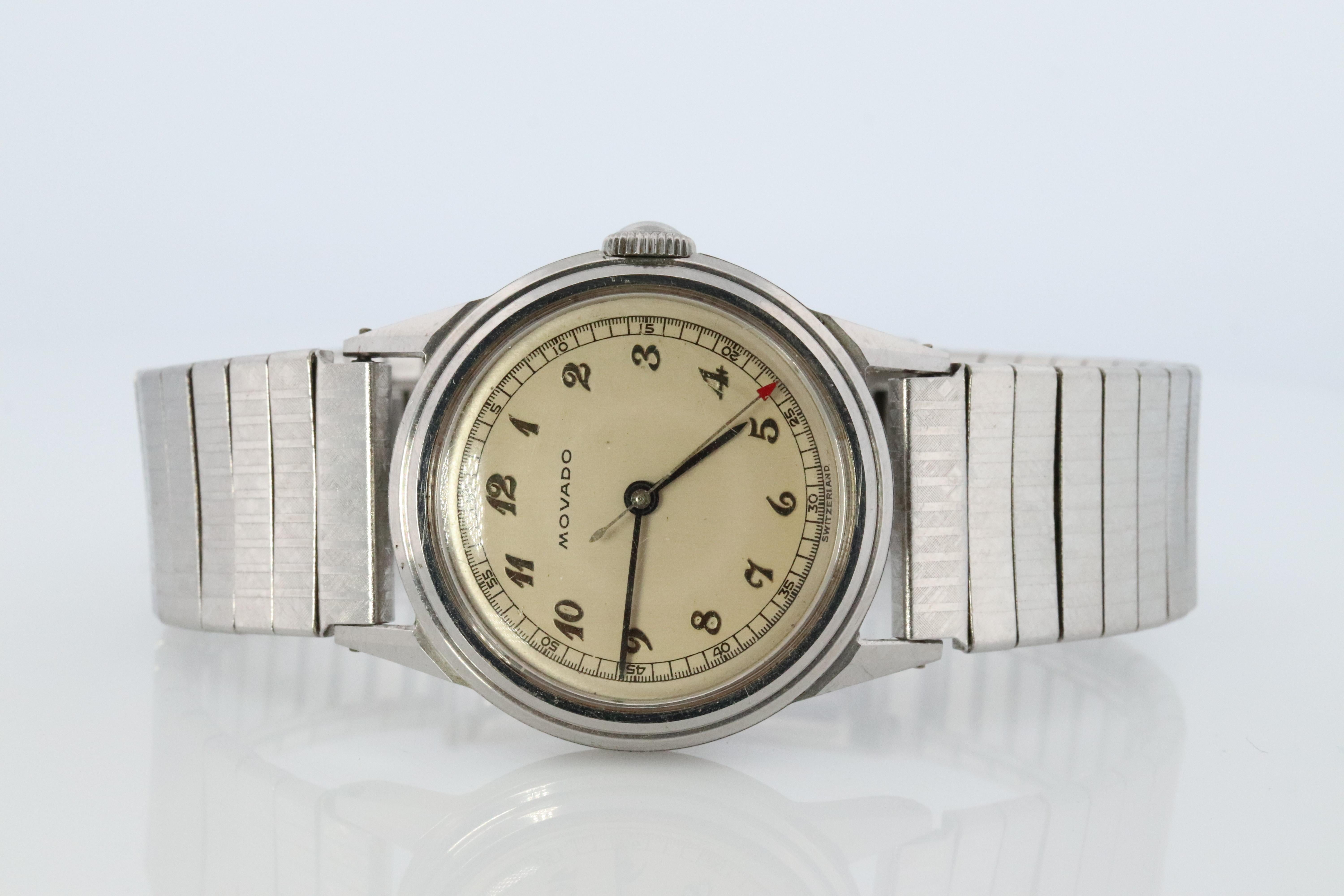 Vintage 1950s Movado Watch. Movado Mechanical Windup