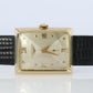 14k Longines Tank Watch. 1960s LONGINES Mens Wristwatch Manual Windup