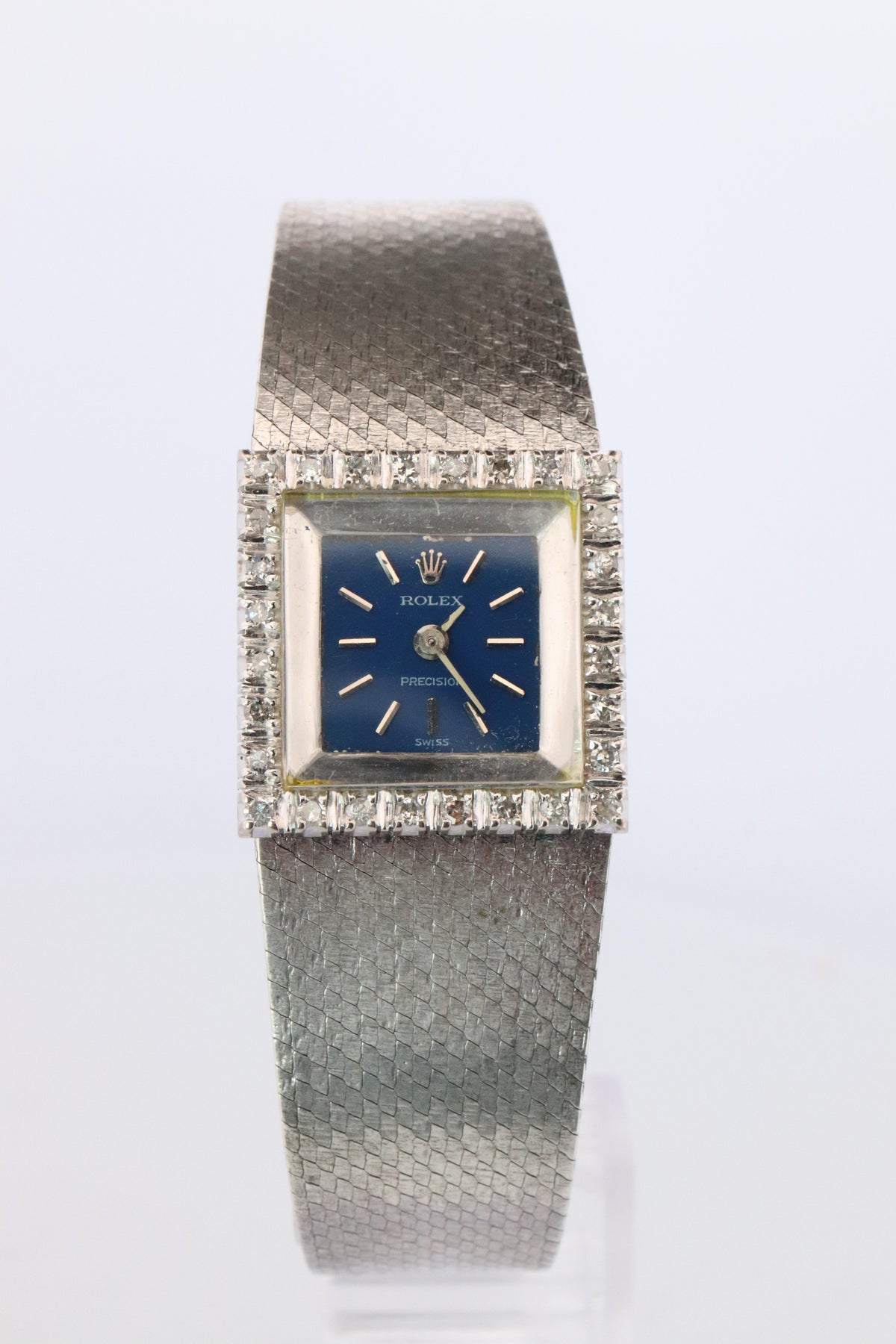 Genuine Rolex Watch. Ladies 18k Rolex 2189 Diamond Manual Watch.