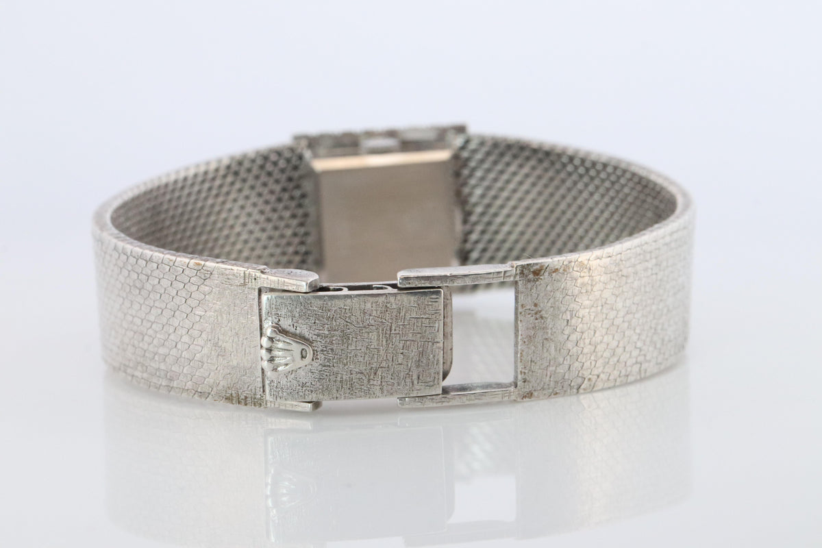 Genuine Rolex Watch. Ladies 18k Rolex 2189 Diamond Manual Watch.