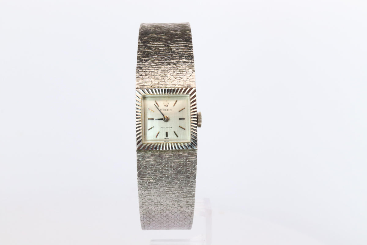 Genuine 18k Rolex Watch. ROLEX Precision 2157 Mechanical Windup. Ladies Rolex