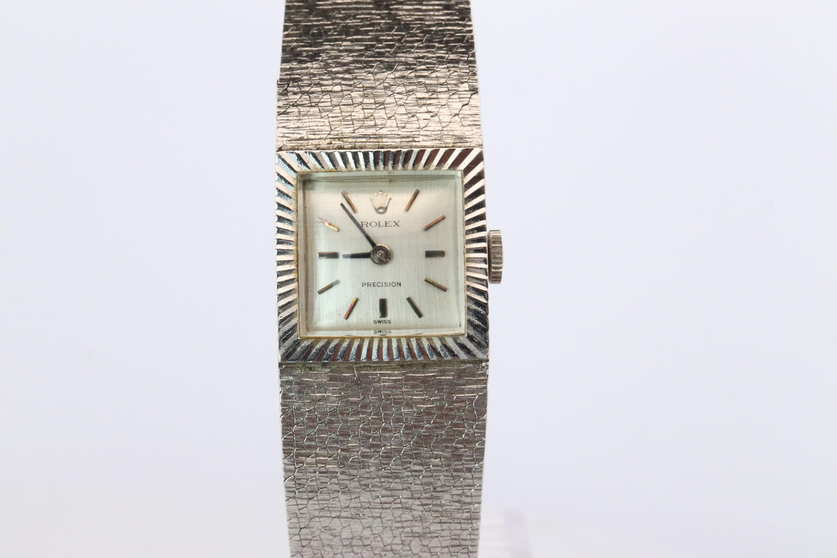 Genuine 18k Rolex Watch. ROLEX Precision 2157 Mechanical Windup. Ladies Rolex