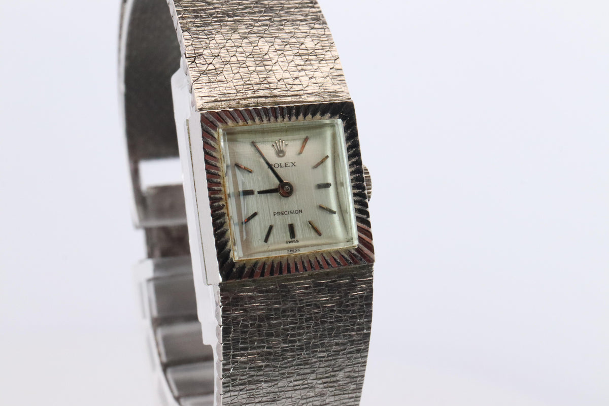 Genuine 18k Rolex Watch. ROLEX Precision 2157 Mechanical Windup. Ladies Rolex