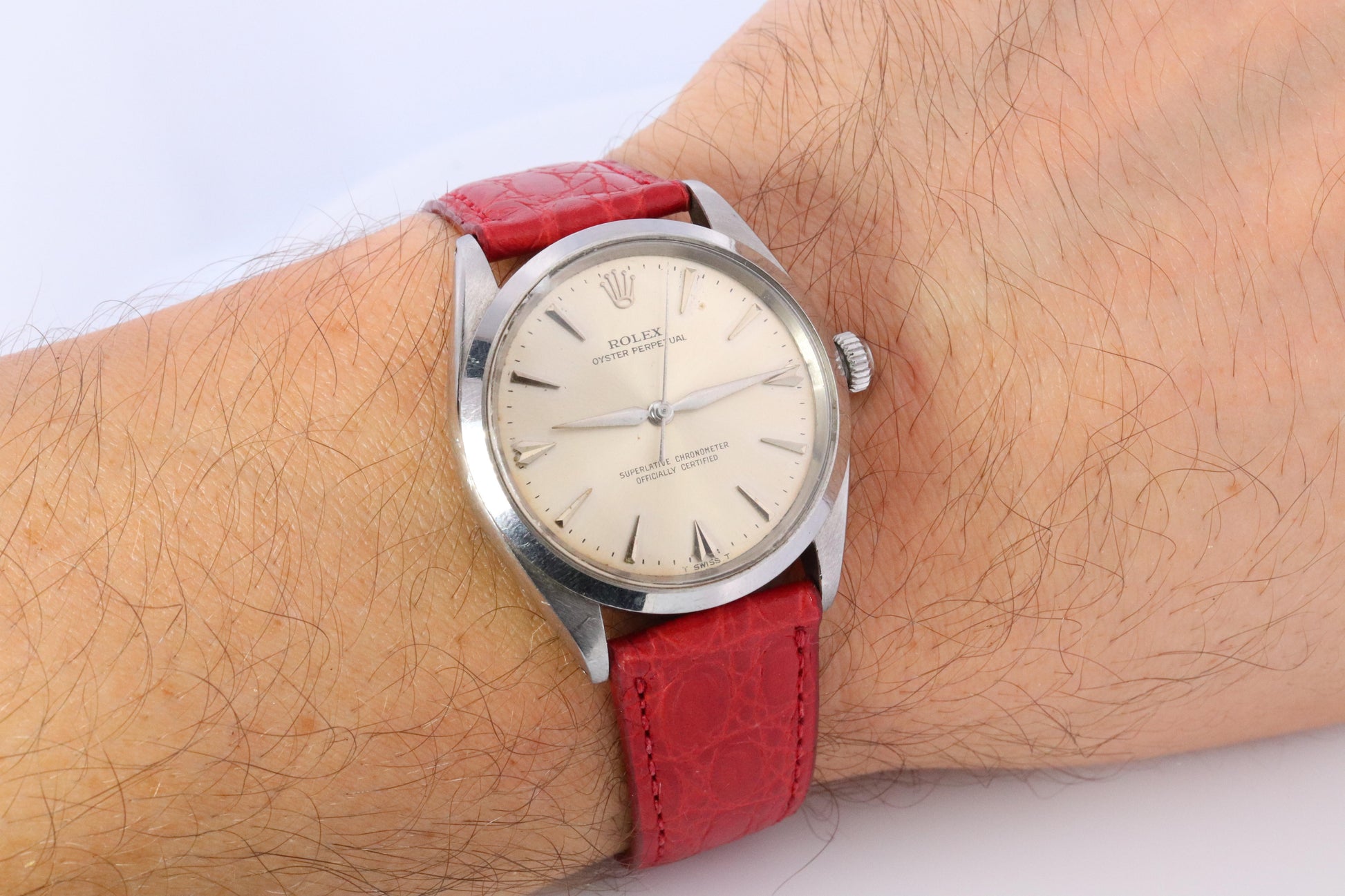 Genuine Rolex Watch. Mens ROLEX Oyster Perpetual 1002. 34mm