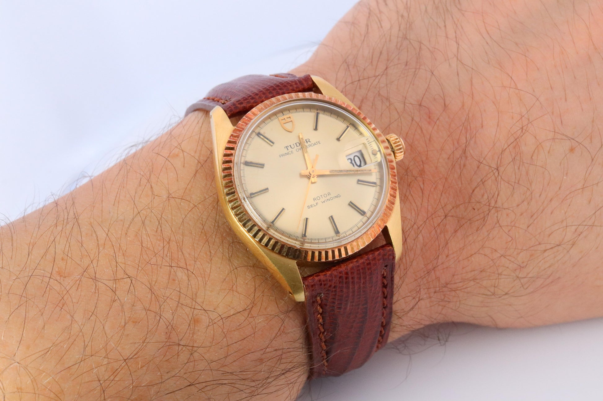 Genuine TUDOR Watch. Mens Tudor Prince Oyster Date 9071. SERVICED!