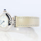 Genuine Cartier Watch. Must de Cartier Colisee Round Argent White Silver 2411