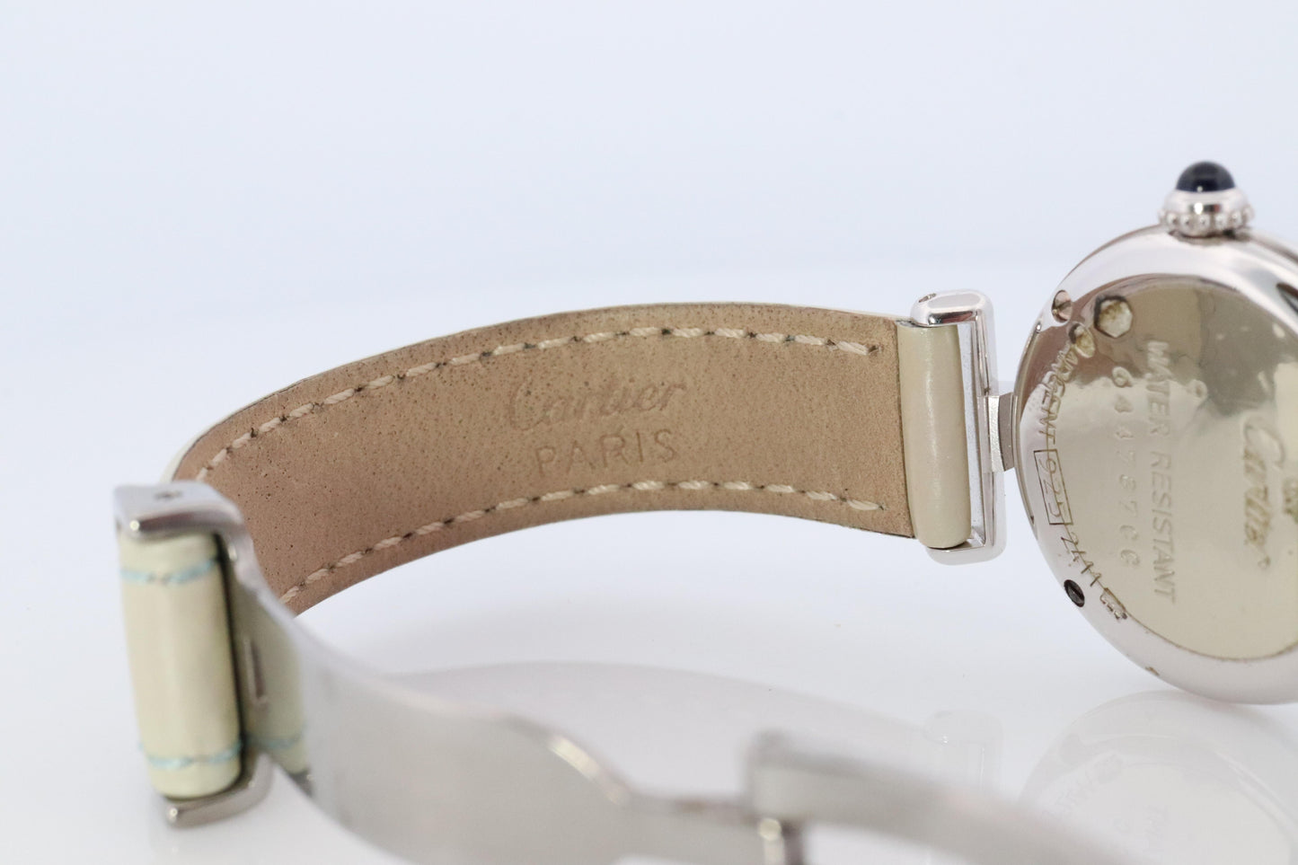 Genuine Cartier Watch. Must de Cartier Colisee Round Argent White Silver 2411