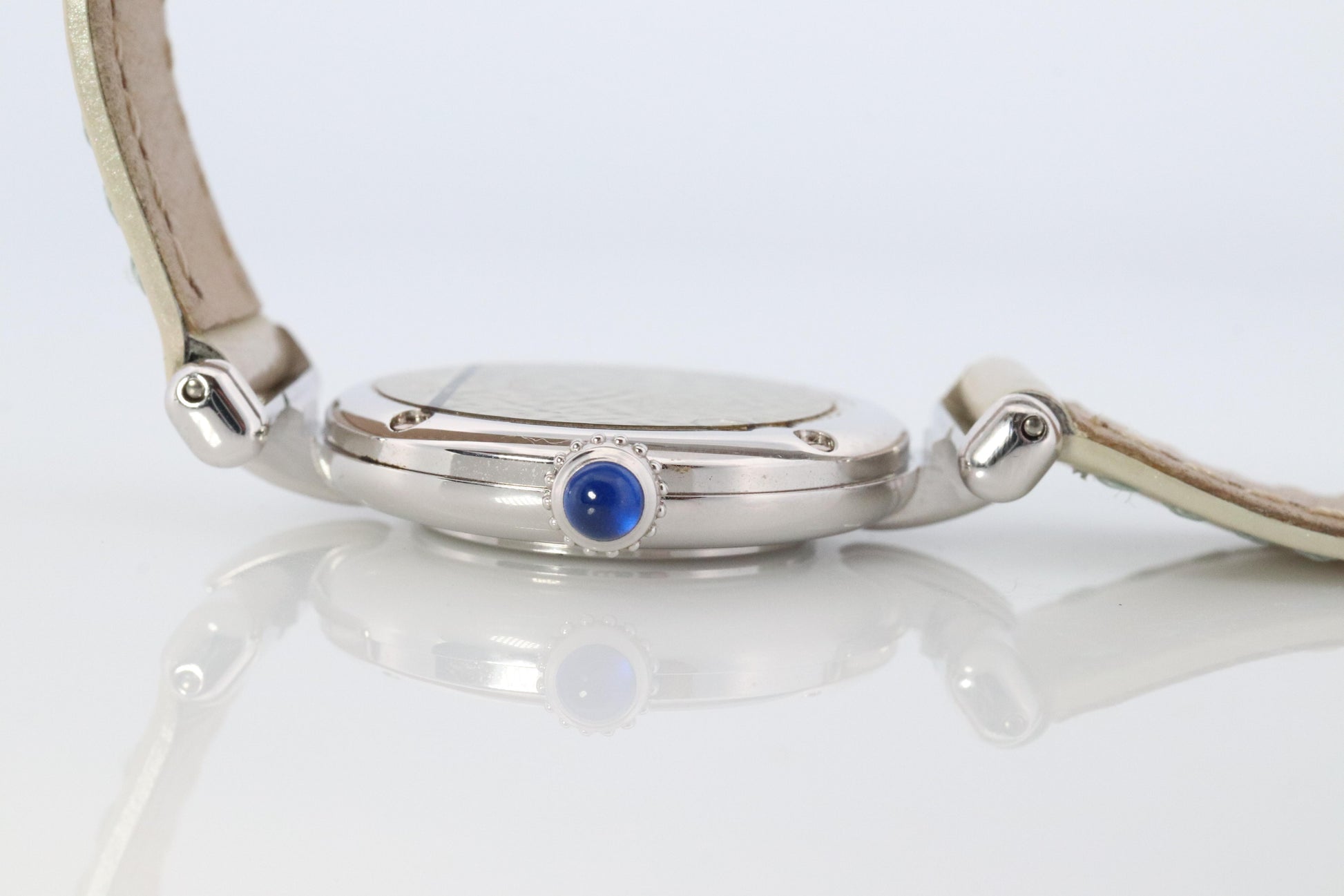 Genuine Cartier Watch. Must de Cartier Colisee Round Argent White Silver 2411
