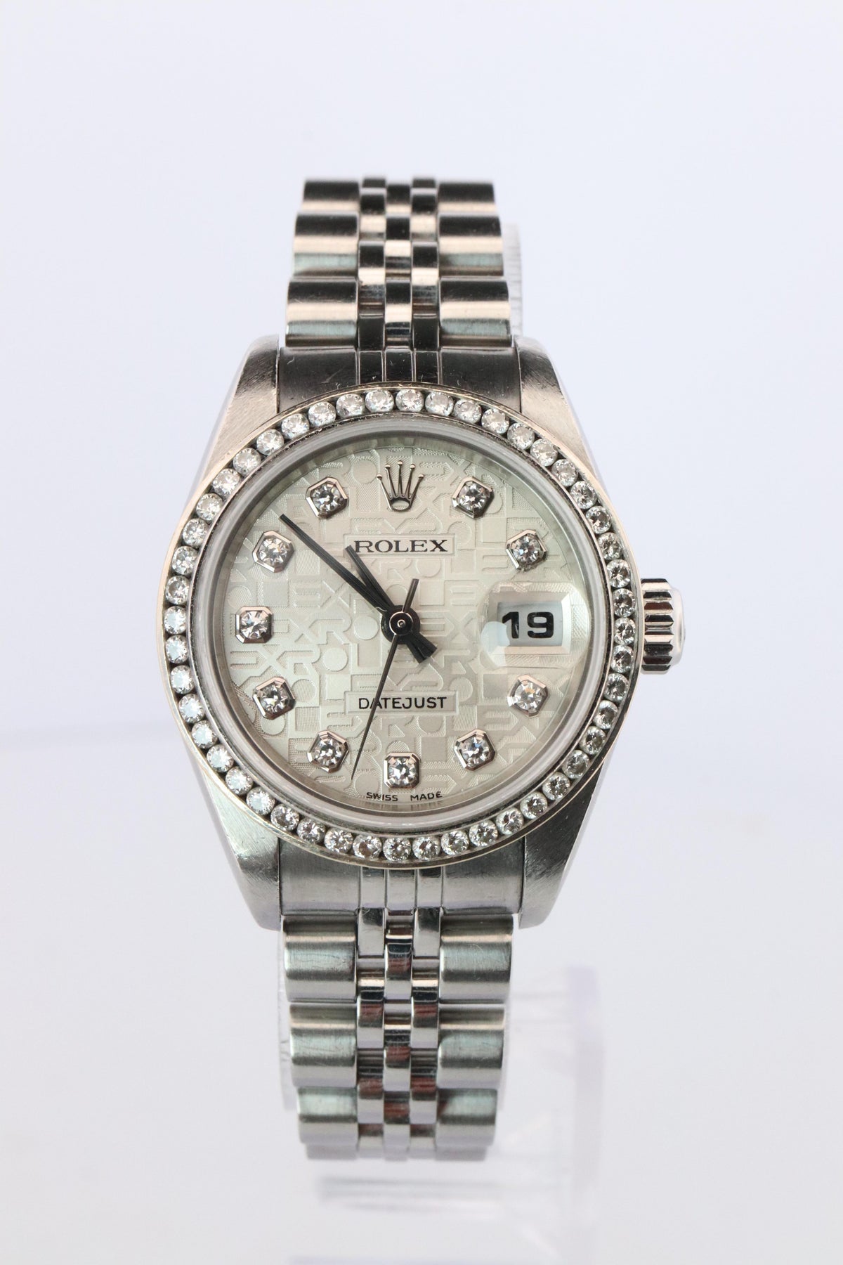 Genuine Rolex 79174 Watch. Rolex Oyster DateJust Computer Jubilee Diamond Dial.