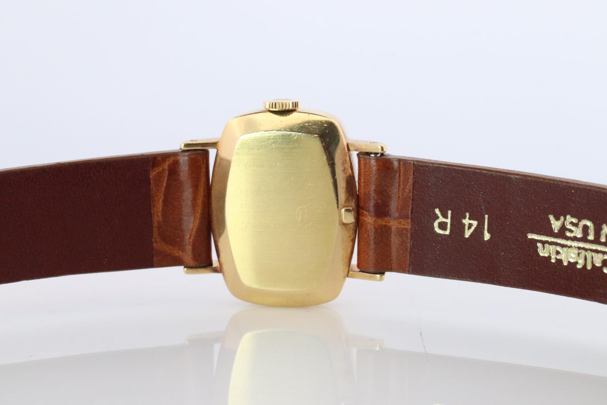 Genuine Rolex Watch. 18k YG Ladies Rolex 2467 Mechanical Windup Watch.