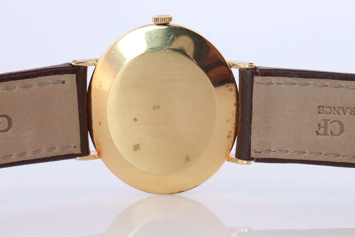 Genuine 18k Rolex Watch. 18k YG Rolex CELLINI 4083 Diamond Bezel.