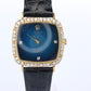 Genuine 18k Rolex Watch. 18k YG Rolex CELLINI 4084 Diamond Bezel.