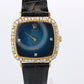 Genuine 18k Rolex Watch. 18k YG Rolex CELLINI 4084 Diamond Bezel.