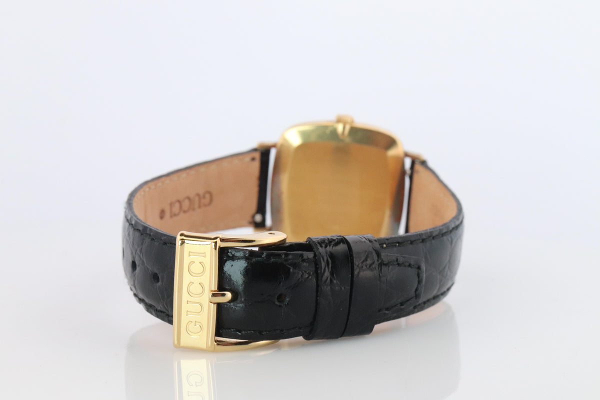 Genuine 18k Rolex Watch. 18k YG Rolex CELLINI 4084 Diamond Bezel.