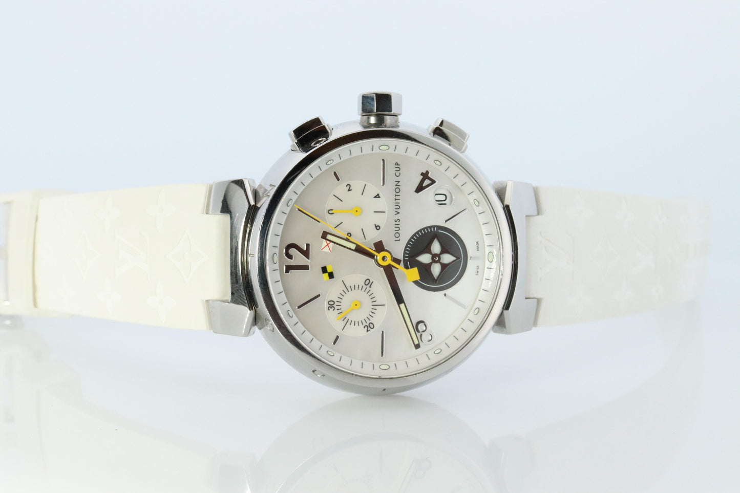 Louis Vuitton Watch. LV Tambour Cup Q11BA Chronograph Quartz