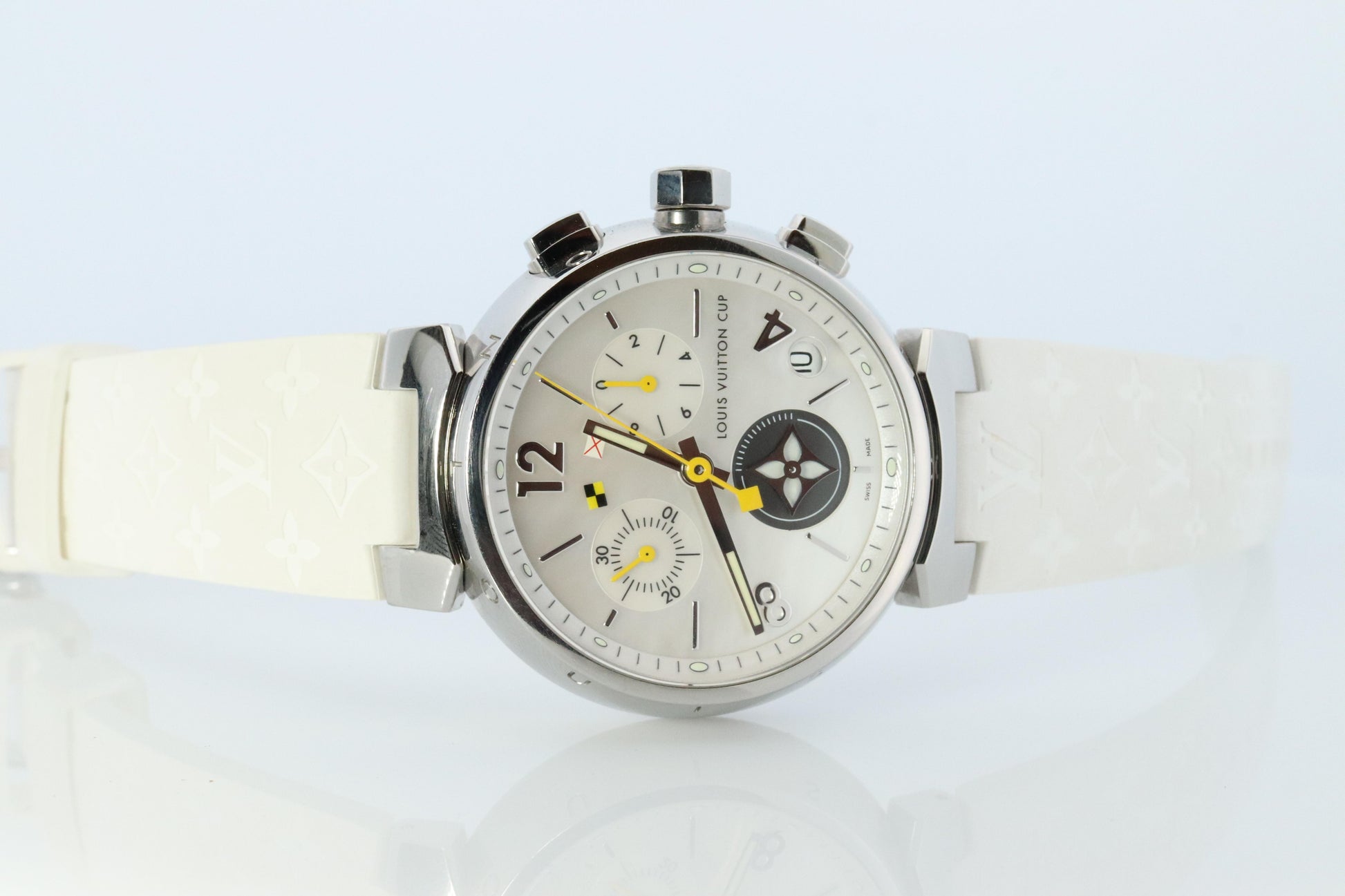 Louis Vuitton Watch. LV Tambour Cup Q11BA Chronograph Quartz