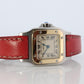 Vintage Cartier Santos Watch. Santos de Cartier 1057930 Sterling and 18k YG