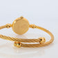 Vintage GUCCI Quartz 2700.2.L  Watch. Gucci Ladies Bangle Gold Tone Wristwatch