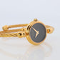 Vintage GUCCI Quartz 2700.2.L  Watch. Gucci Ladies Bangle Gold Tone Wristwatch