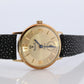 14k Vicence Wristwatch. Vicence Ladies Yellow Gold Watch.