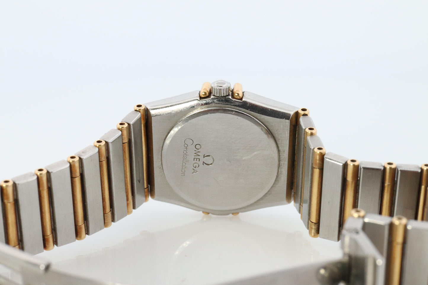 Omega Watch. Ladies Omega 795.1080 or 6104/465 Constellation 18k YG and SS.