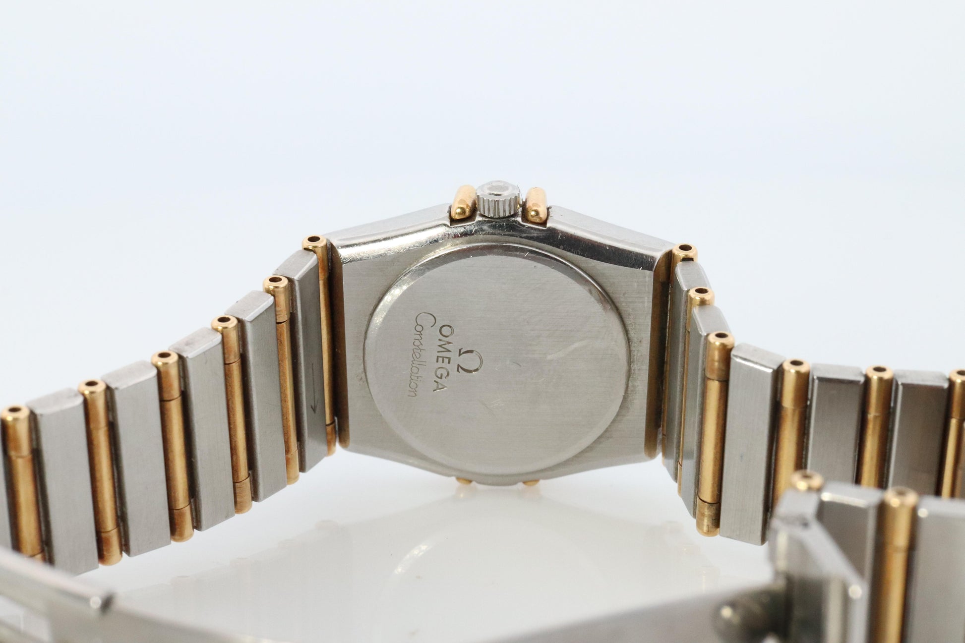 Omega Watch. Ladies Omega 795.1080 or 6104/465 Constellation 18k YG and SS.