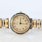 Genuine HERMES Stainless Steel 24mm Round Clipper Quartz Watch Champagne.