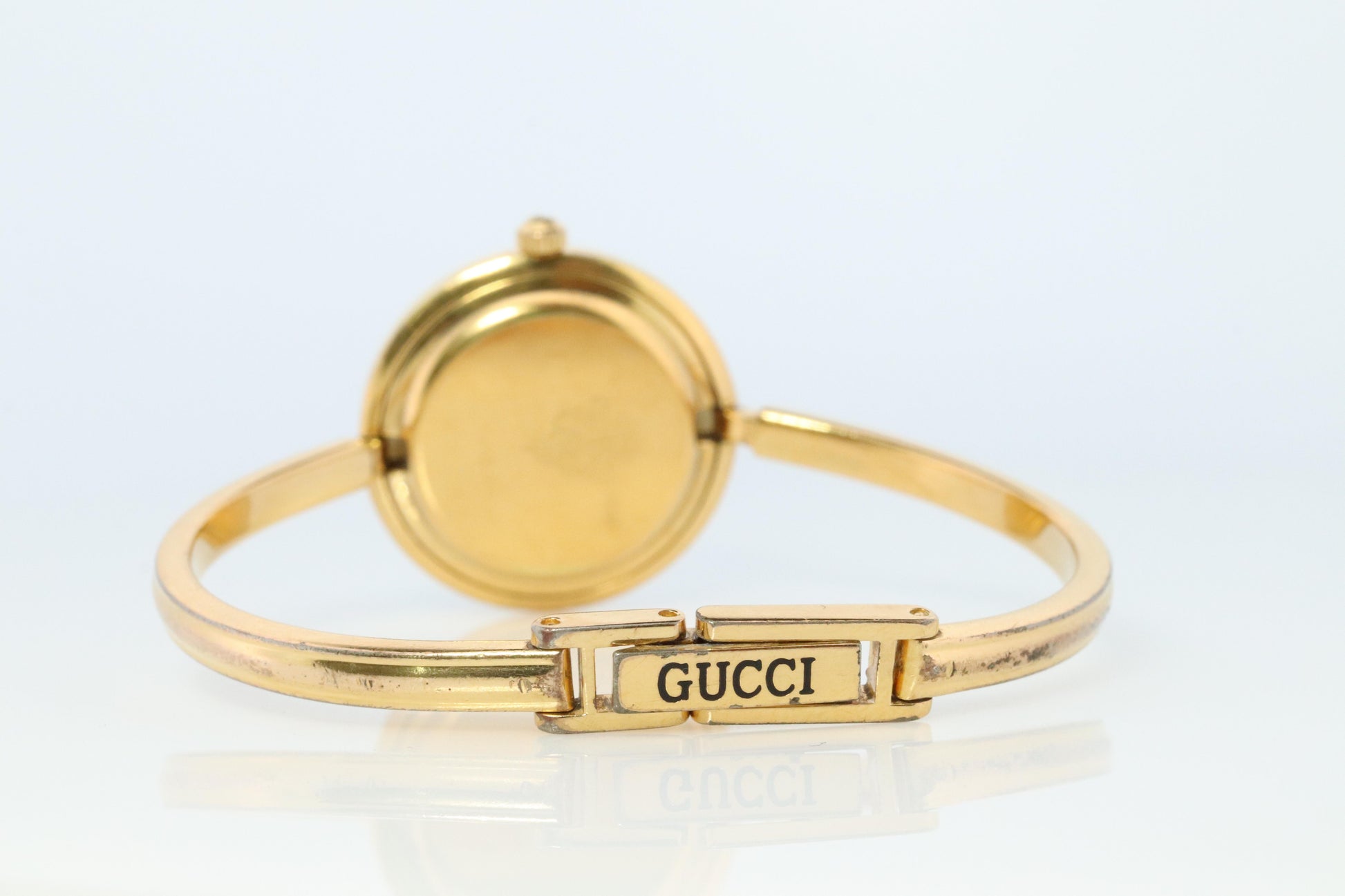 Vintage GUCCI Quartz 11/12.2  Watch. Gucci Ladies Bangle Interchange Bezel watch