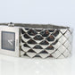 Chanel Watch. Genuine Matelasse Ladies Quartz Wristwatch Quilted Bracelet