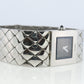 Chanel Watch. Genuine Matelasse Ladies Quartz Wristwatch Quilted Bracelet