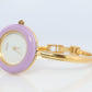 Vintage GUCCI Quartz 11/12.2  Watch. Gucci Ladies Bangle Interchange Bezel watch