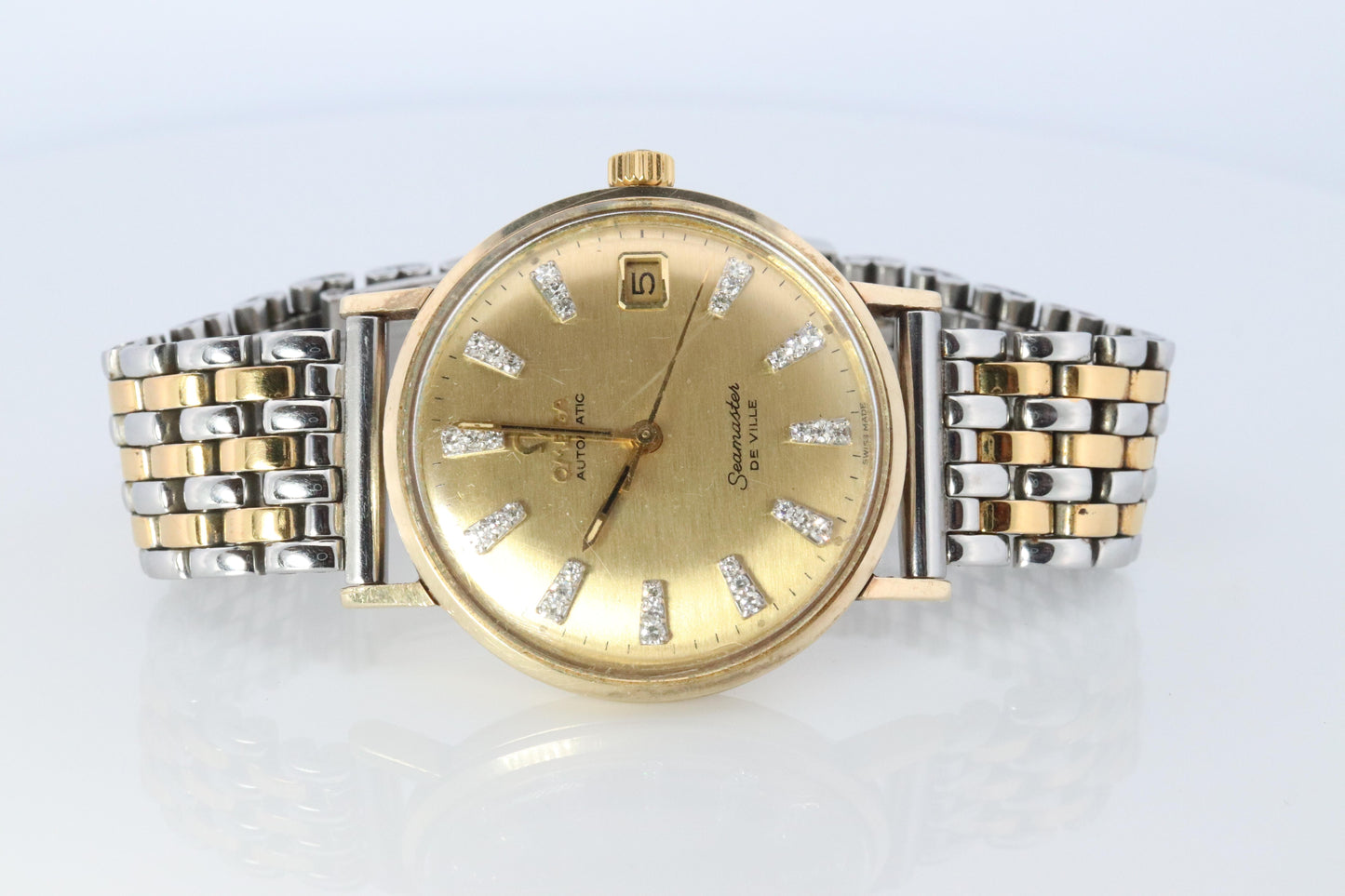 OMEGA Seamaster Diamond DeVille 14k Gold Omega Automatic SEAMASTER DEVILLE