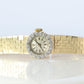 Genuine Rolex Diamond Watch. 14k YG Ladies Rolex 4431 Mechanical Windup Watch.