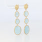 18k Marco Bicego Earrings. Siviglia Collection Aquamarine Drop Earrings.
