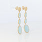 18k Marco Bicego Earrings. Siviglia Collection Aquamarine Drop Earrings.