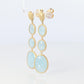 18k Marco Bicego Earrings. Siviglia Collection Aquamarine Drop Earrings.