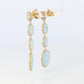 18k Marco Bicego Earrings. Siviglia Collection Aquamarine Drop Earrings.