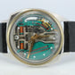 Vintage BULOVA Accutron watch. Spaceview Bulova 14k Bezel Electric Transparent