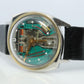 Vintage BULOVA Accutron watch. Spaceview Bulova 14k Bezel Electric Transparent