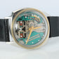 Vintage BULOVA Accutron watch. Spaceview Bulova 14k Bezel Electric Transparent